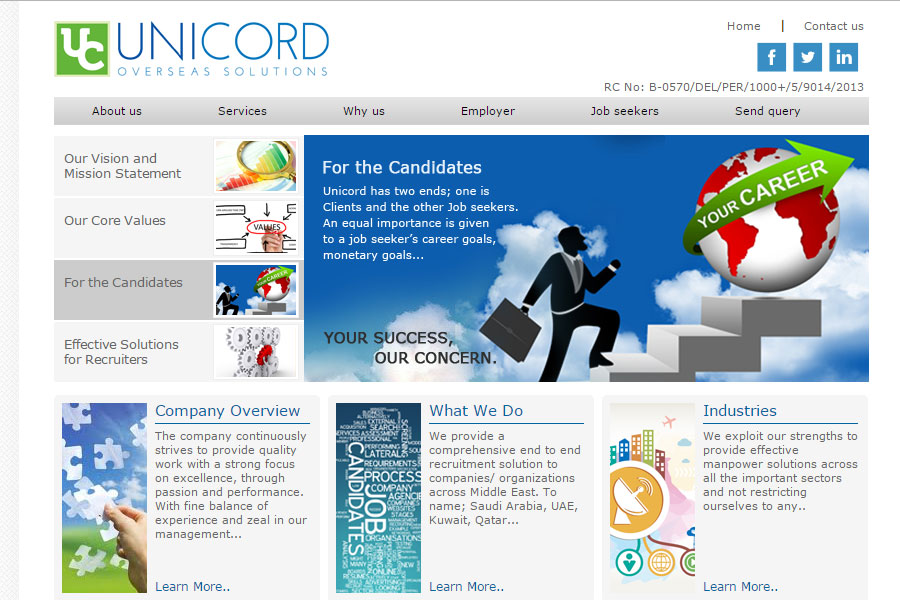 Unicord Overseas Solutions, visa service, recruitment etc
